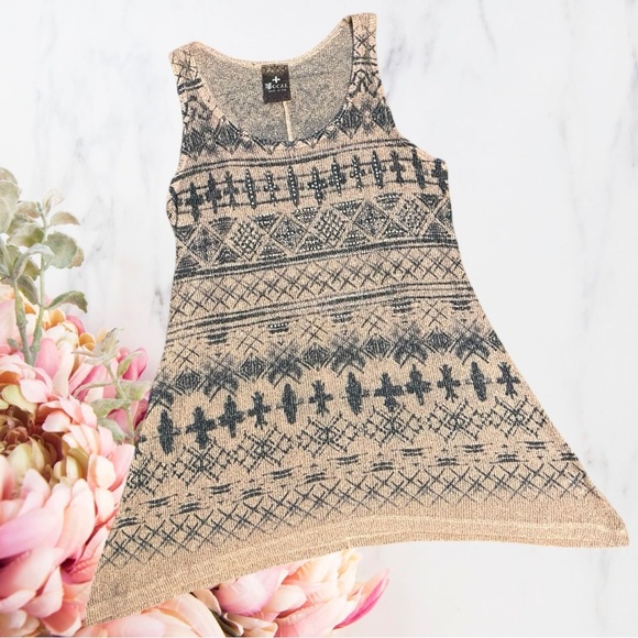 Vocal Aztec Tribal Tank Top Vintage  Sz XL - Picture 2 of 13